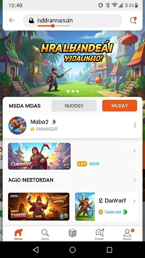 bosku777 - Tampilan antarmuka yang menarik dan mudah digunakan.