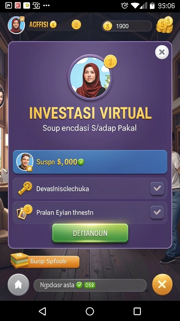 gogorummy - Screenshot menunjukkan antarmuka permainan yang menarik dan penuh warna.